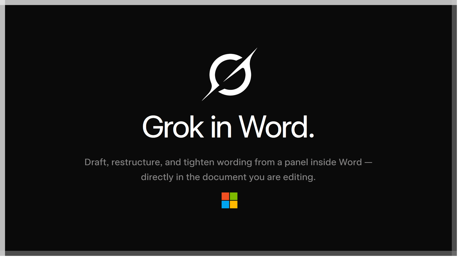 grok for word